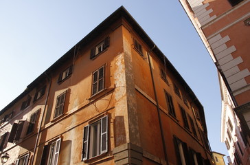 Obraz premium Immeuble ancien à Rome, Italie