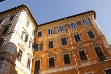 Obraz premium Immeuble ancien à Rome, Italie