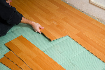 Laminat verlegen