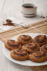 Cookies chocolate roll