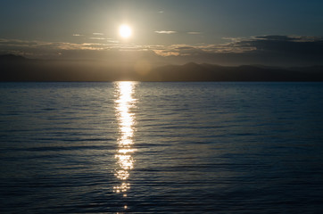 Fototapeta premium Sunrise over Pefkochori