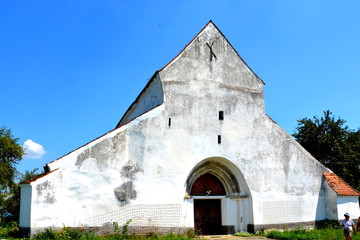 Fototapeta premium Saxon evangelic church in Halmeag. In Transylvania (Romania) there are many saxon churches. This church is 800 years old. 