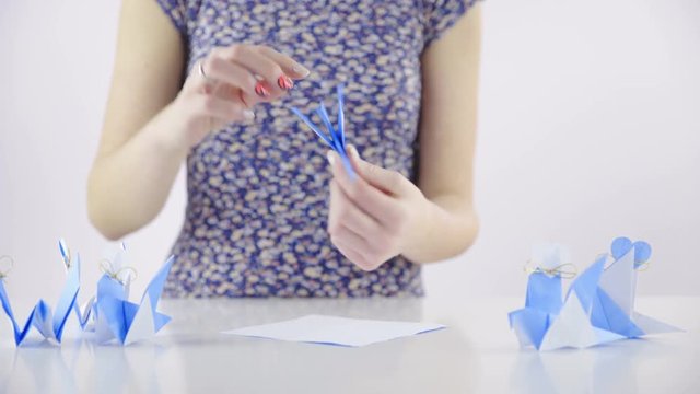 Origami bird folding tutorial 4K
