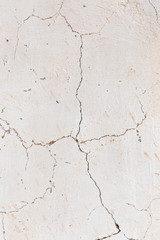 cracked white wall as a background