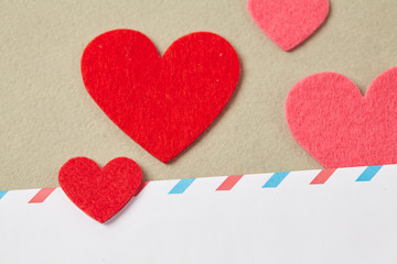 Fototapeta premium envelopes for Valentine's day