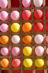 colored balls as a background