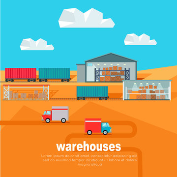 Warehouses in the Dessert. Storehouse Worldwide