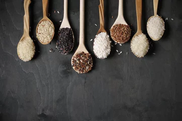  Various rice in spoons © Svetlana Lukienko