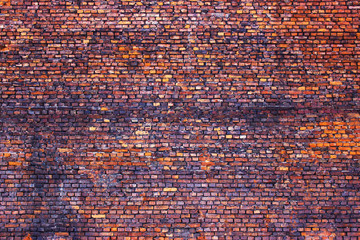 Old brick wall, retro background texture masonry