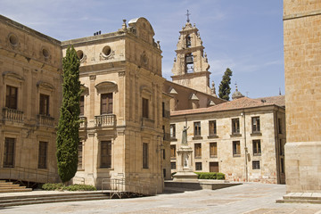 Fototapeta na wymiar Historical buildings in Salamanca, Spain