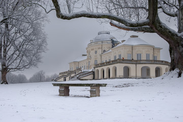Schloss Solitude Stuttgart im Winter