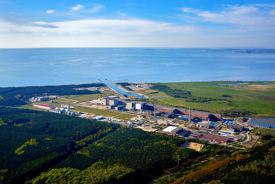 nuclear power station near baltic sea