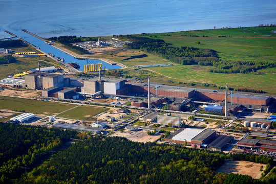 nuclear power station near baltic sea