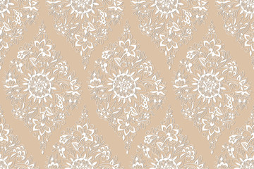 Vector Seamless Ethnic  Pattern