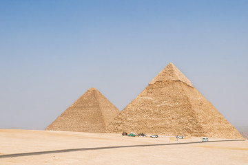 Fototapeta na wymiar The Great pyramid of Giza. UNESCO World Heritage Site. Egypt.