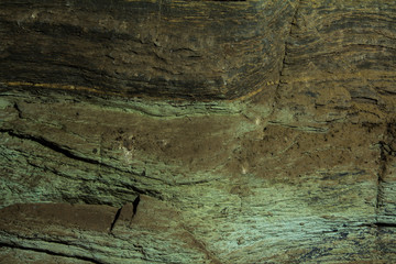 Buddha in the cave , deep to the cave in Thailand