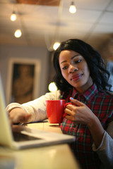 Young business woman.