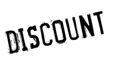 Discount rubber stamp. Grunge design with dust scratches. Effects can be easily removed for a clean, crisp look. Color is easily changed.