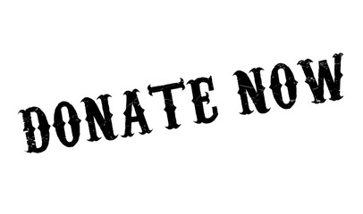 Donate Now rubber stamp. Grunge design with dust scratches. Effects can be easily removed for a clean, crisp look. Color is easily changed.