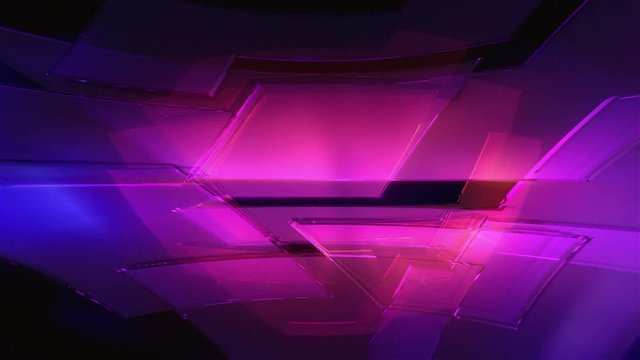Abstract loopable background. High quality animation of moving mirrors. Animation is loopable.