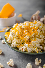 Homemade cheese popcorn