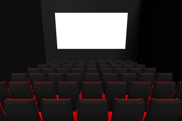 Movie theater, screen