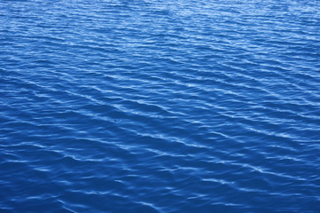 Blue sea water background