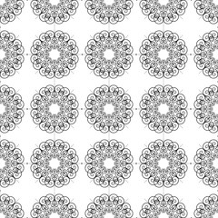 Seamless background with twisted metal bars