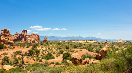 Arches National Park landscape in sunny day © Nomad_Soul