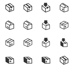 box icon set