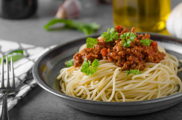 Spaghetti bolognese homemade