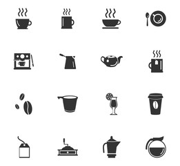cafe icon set