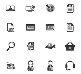 job icon set