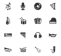 music icon set