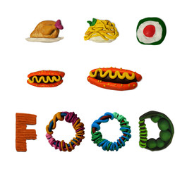 set of food icon