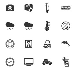 Fototapeta premium travel icon set