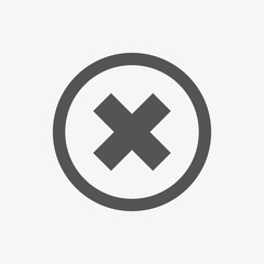 delete icon stock vector illustration flat design