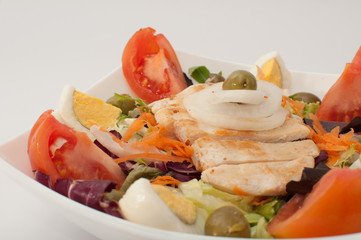 ensalada de pollo