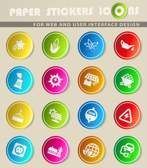 bio fuel icon set