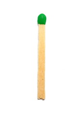 Matches isolated on white background. Closeup shot.