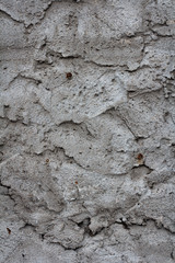 wall with cement plaster brushstrokes