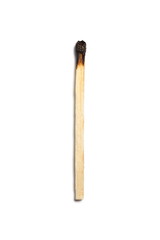 Matches isolated on white background. Closeup shot.