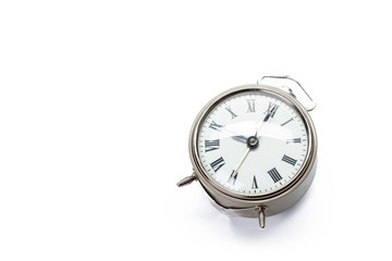 alarm clock isolated on white