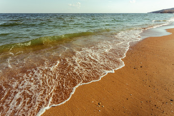 small waves of the sea