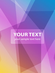 Colorful polygonal background