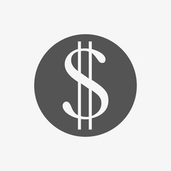 money icon stock vector illustration flat design