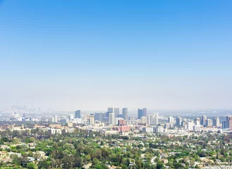 Foto op Canvas Uitzicht op de stad Los Angeles © Nomad_Soul