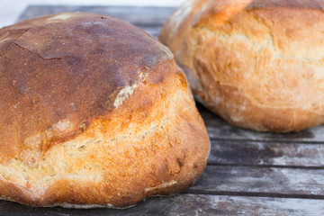 fresh homemade bread
