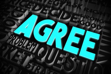 Agree concept