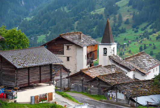 House in the beauty of St Moritz, engadin valley . La Sag